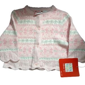 Baby Pink  Knit Cardigan